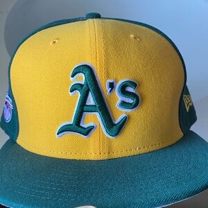 Fitted A’s hat. New era. Never worn. Size 7 1/2